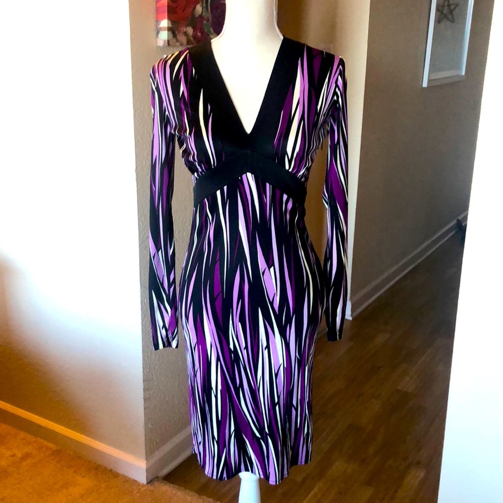 Julie Brown Silk Dress size small. Very flattering. Perfect condition.